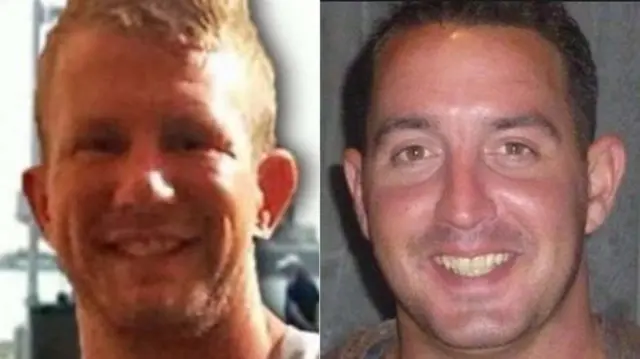 Nick Dunn (left) and Billy Irving are two of the six Britons serving a five year jail sentence in India