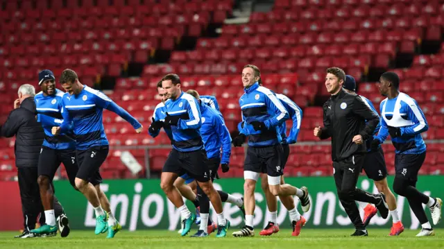 Leicester train in Copenhagen