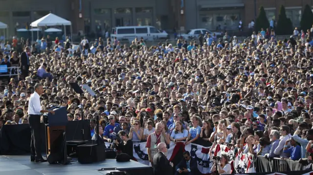 Obama in Chapel Hill, North Carolina