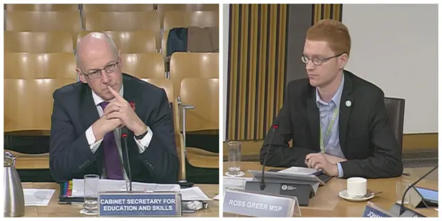 John Swinney and Ross Greer