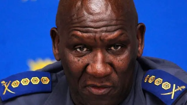 Former South Africa national police chief Bheki Cele