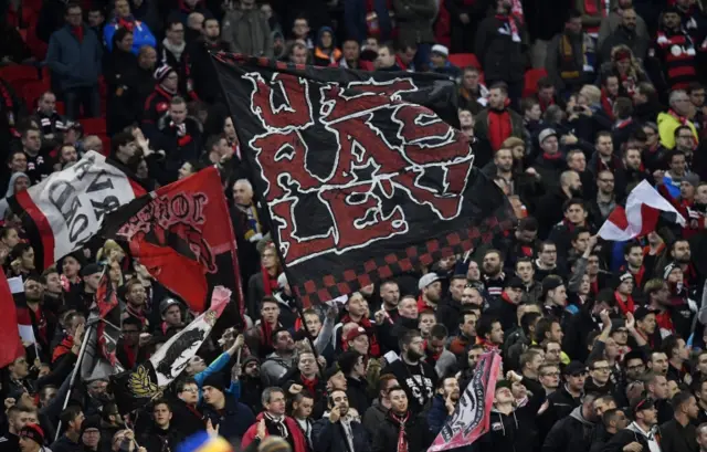 Leverkusen fans