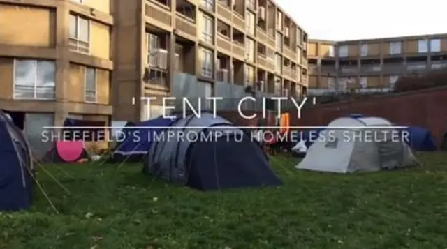 Tents at Parkhill