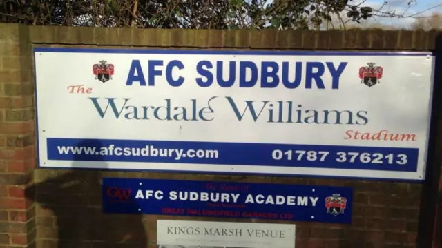 AFC Sudbury sign