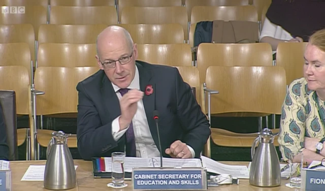 Education Secretary John Swinney