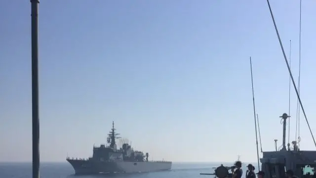 Japan Maritime Self Defence Force (JMSDF) during a mine countermeasures exercise