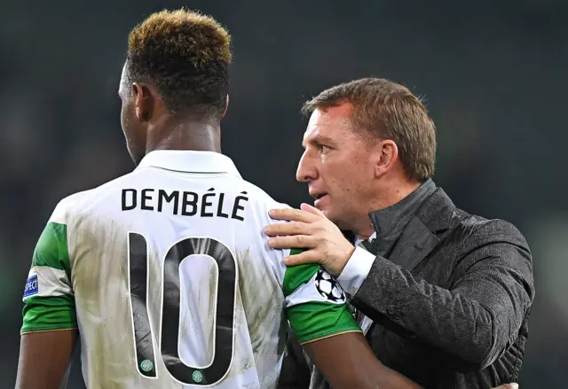 Moussa Dembele, Brendan Rodgers