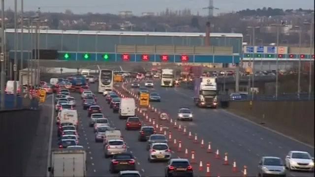 Aston Expressway roadworks