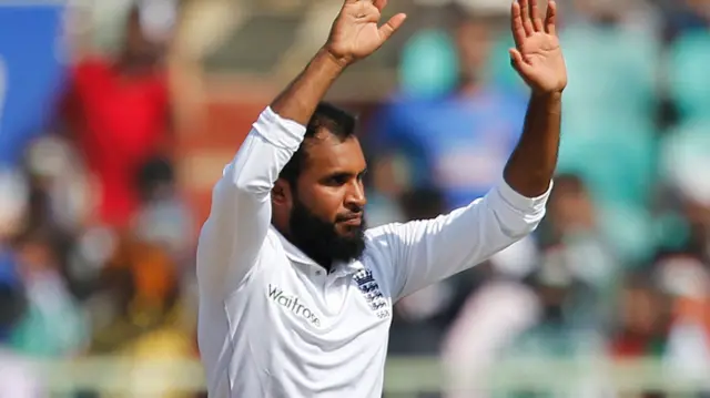 England's Adil Rashid