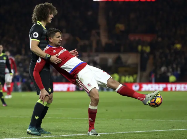 Gaston Ramirez in action for Middlesbrough