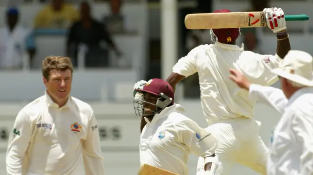 West Indies beat Australia in Antigua in 2003