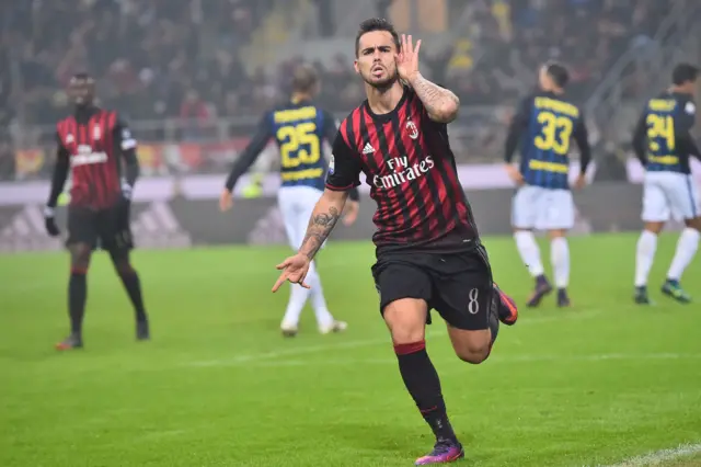 Suso celebrates