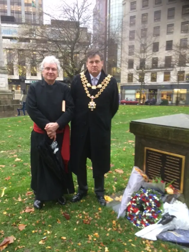 Rev Canon Nigel Hand and Lord Mayor of Birmingham Carl Rice