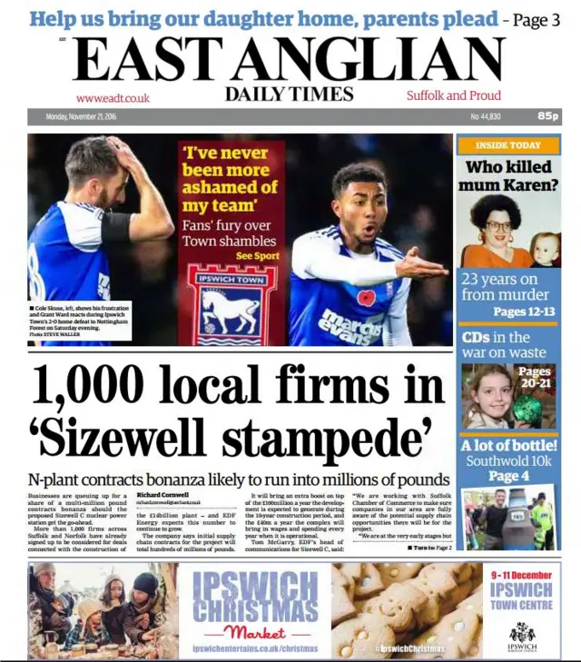 Front cover of east edition of EADT