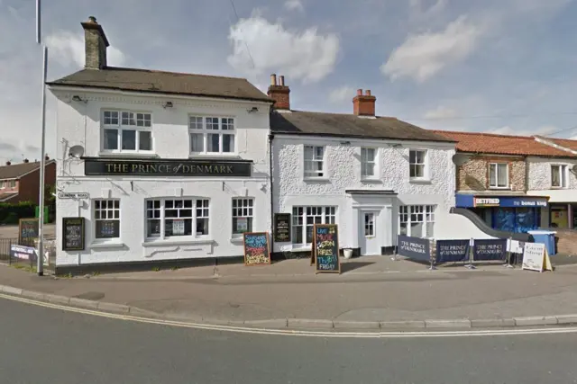 The Prince of Denmark pub, on Sprowston Road