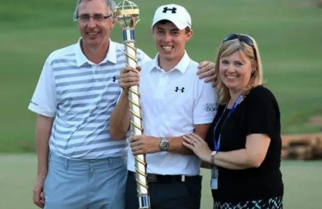 Matthew Fitzpatrick with parents