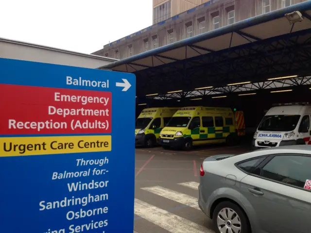 A&E at Leicester Royal Infirmary