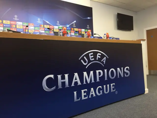 Champions League desk