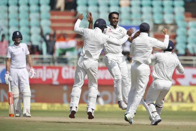 India's Yadav celebrates