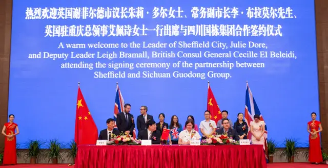 Sheffield-China deal signing