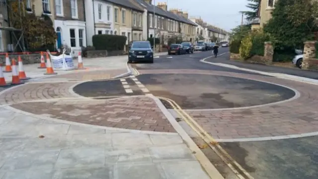 New junction at Tenison Road, Cambridge