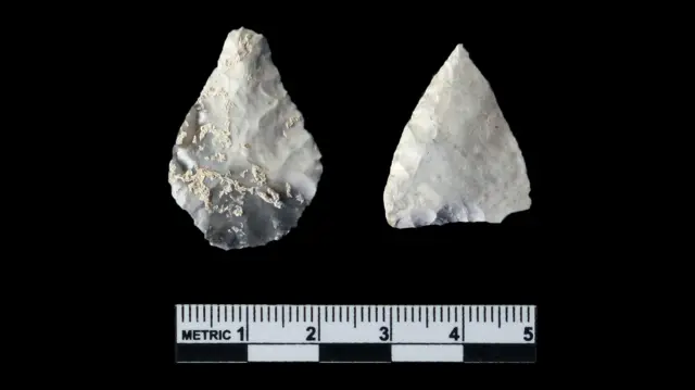 Flint arrowheads