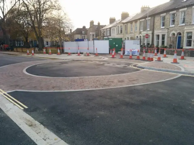 New junction at Tenison Road, Cambridge