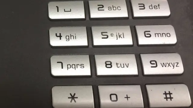 Phone keypad