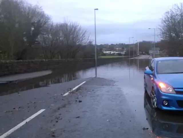 Flooding in Burley-in-Wharfedale