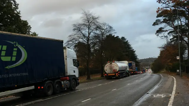 London Road coming into Ipswich