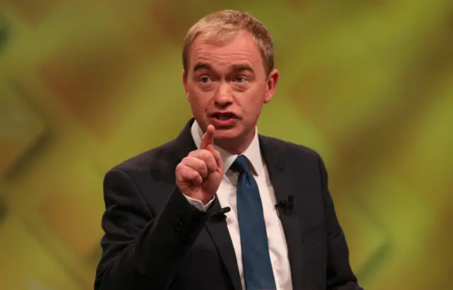 Lib Dem leader Tim Farron