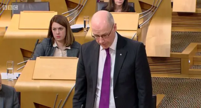 Education and Skills Secretary John Swinney