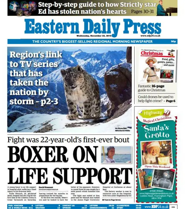 Front page of EDP