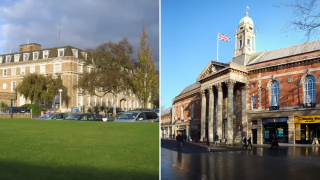 Shire Hall, Cambridge/Town Hall, Peterborough