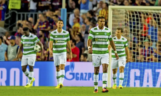 Celtic lost 7-0 to Barcelona on matchday one in Group C