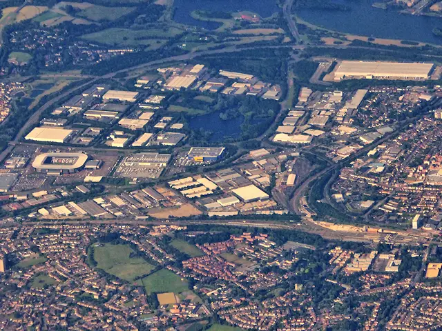 Ariel view of Milton Keynes