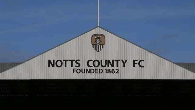 Notts County's Meadow Lane stadium