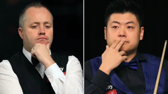 John Higgins and Liang Wenbo