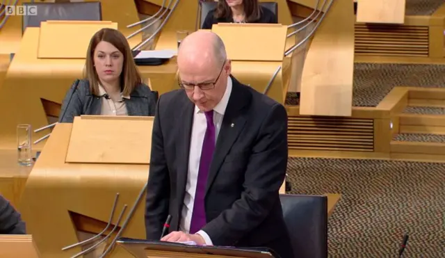 Education Secretary John Swinney