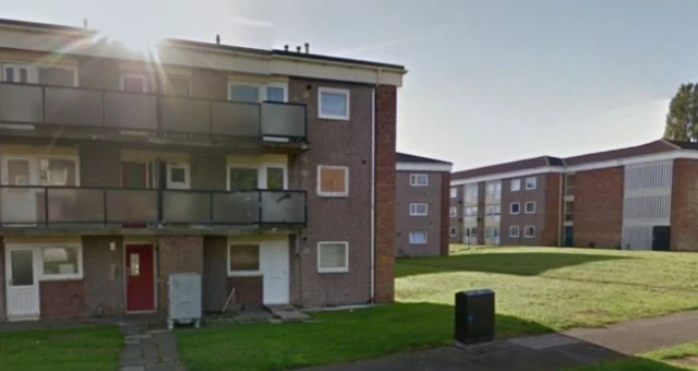 Blocks of flats on Washdyke Estate