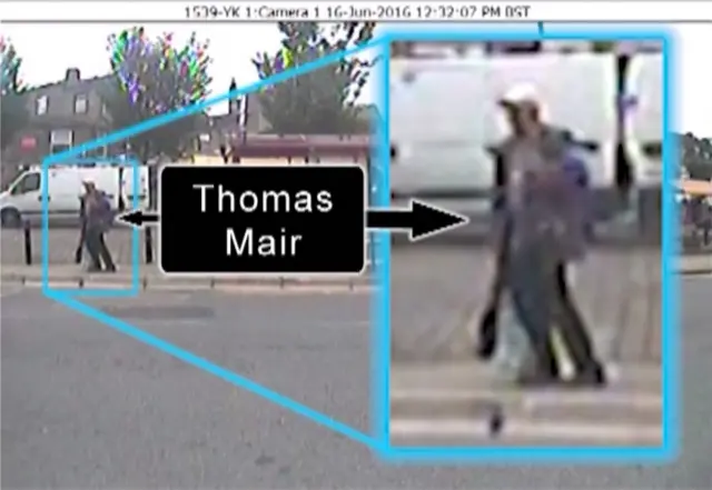 Thomas Mair on CCTV