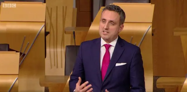 Lid Dem MSP Alex Cole-Hamiltion