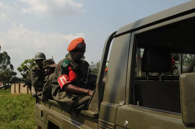 DRC troops