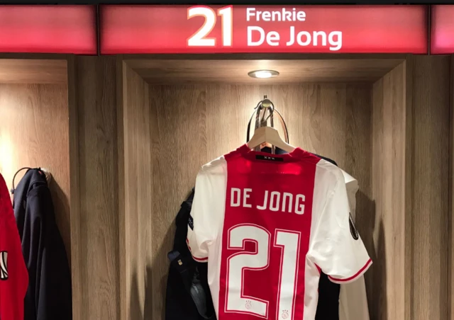 Ajax dressing room