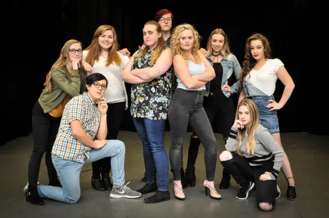 Barnsley College dance group