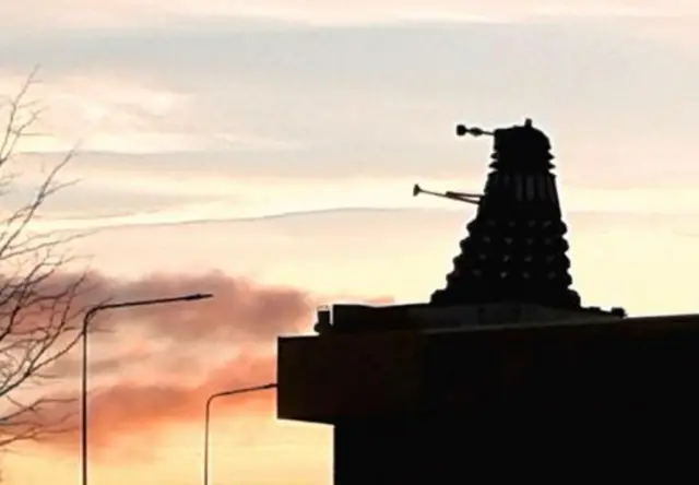 Dalek on roof