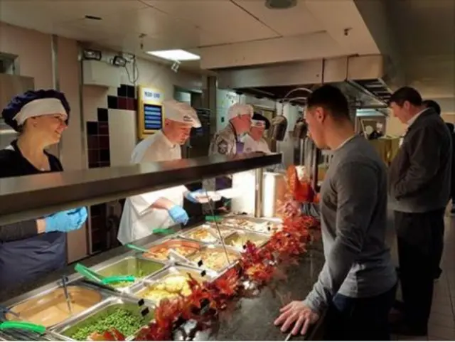 Canteen at RAF Mildenhall