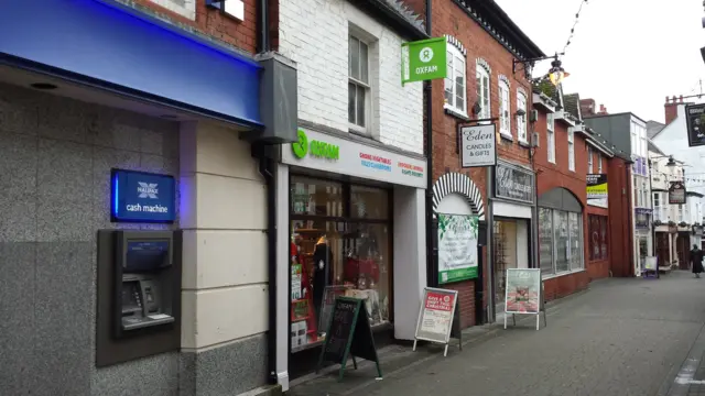 Oxfam shop on Duke Street in Wellington