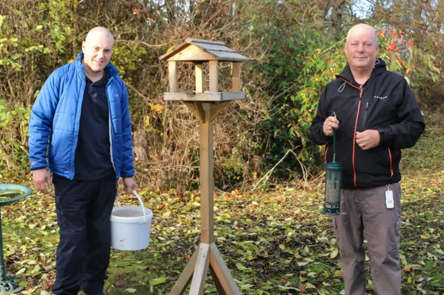 Johnny Gillespie (former patient) and Colin O'Neil