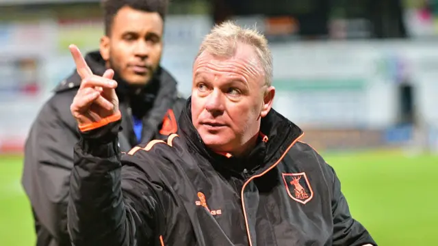 Mansfield manager Steve Evans